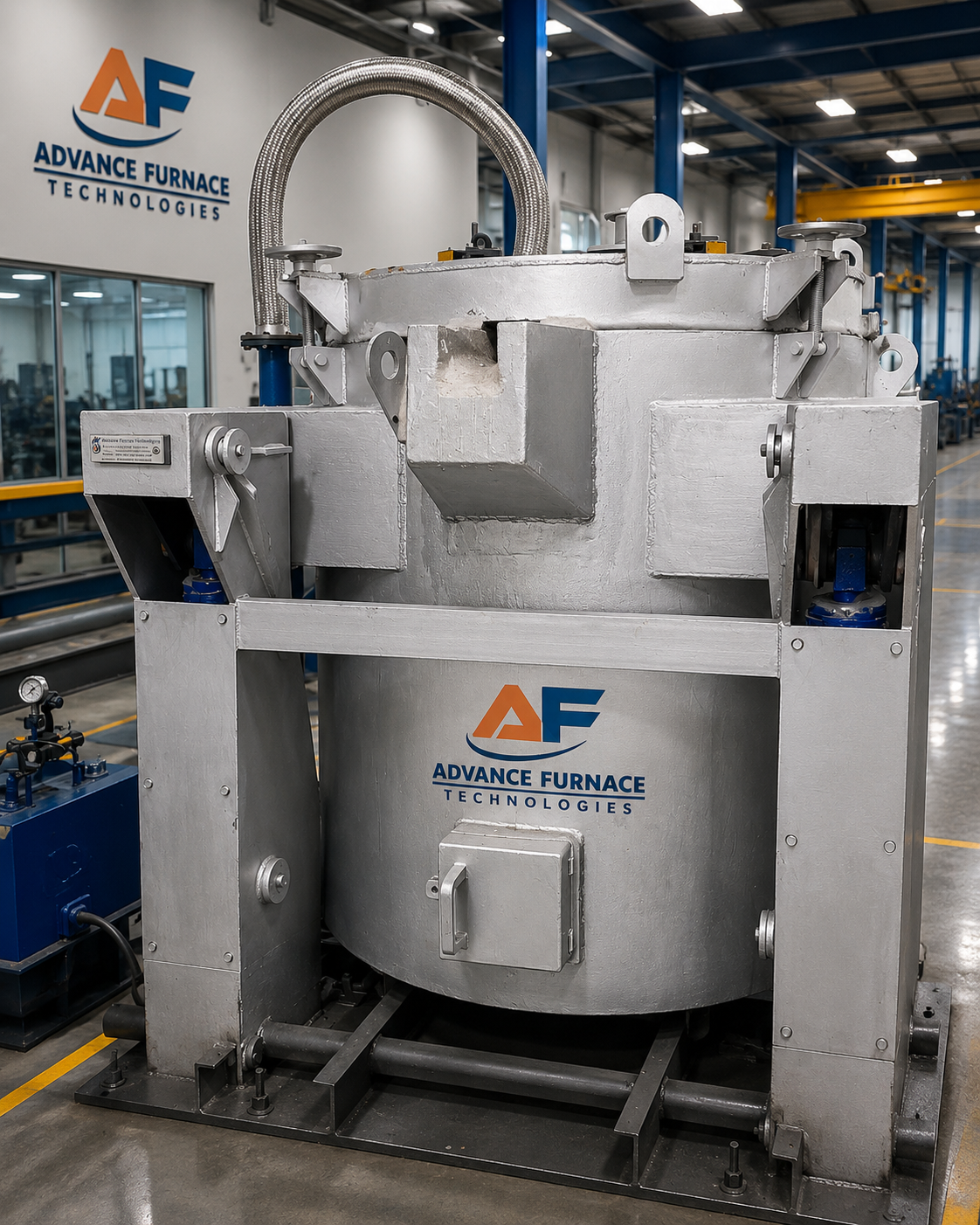 Al Hydraullic Tilting furnace-700 Kg