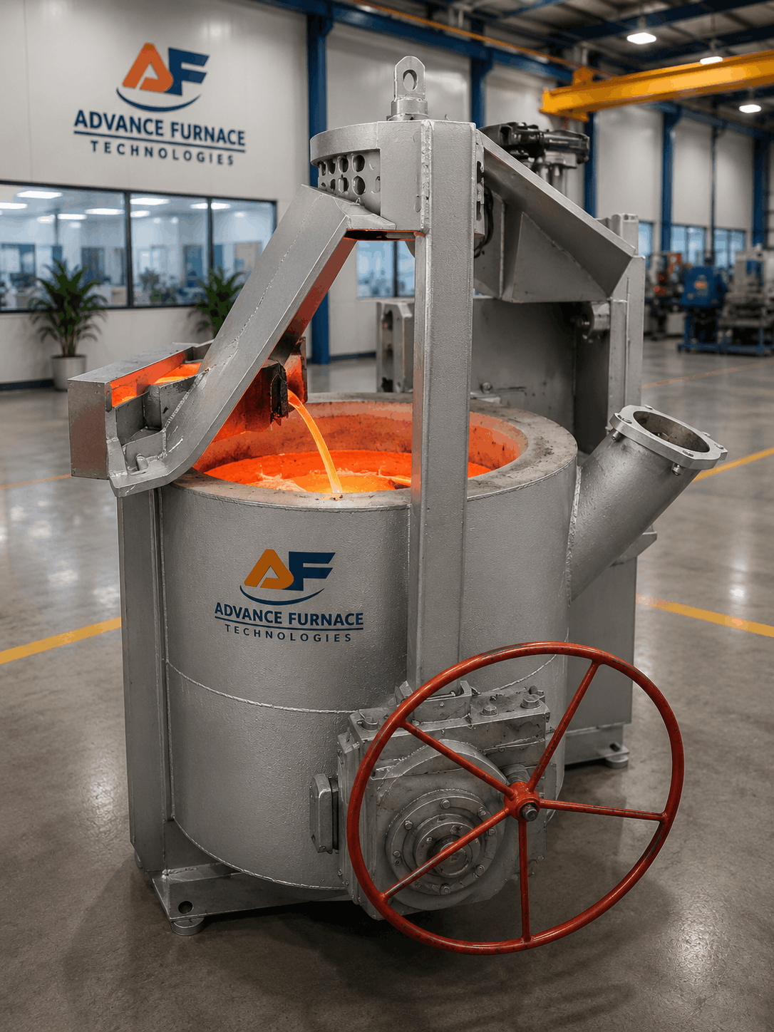 Al Transfer Laddle tilting type